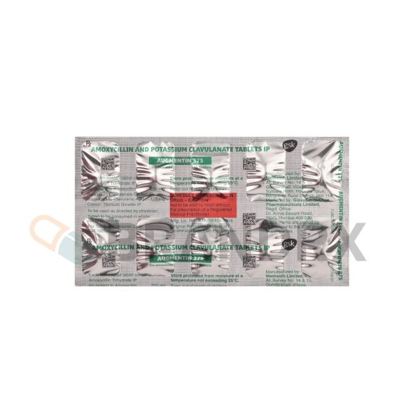 Augmentin 375 mg Glaxosmithkline